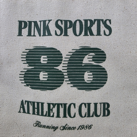 New 2025 Victoria’s Secret PINK Dorm Duffle Bag Pink Sports Athletic Club - Picture 3 of 8